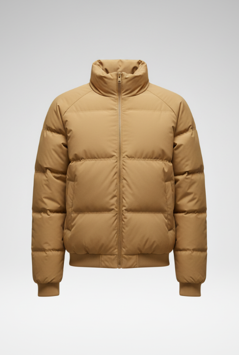 Maden Women Down Jacket Autumn Winter 90% White Duck Down Thickened and Warm Stand Collar Outerwear Coat Windproof Jacket