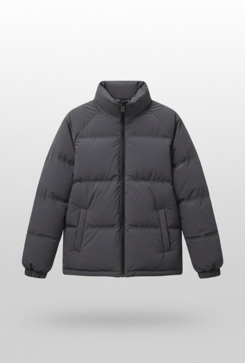 Maden Women Down Jacket Autumn Winter 90% White Duck Down Thickened and Warm Stand Collar Outerwear Coat Windproof Jacket