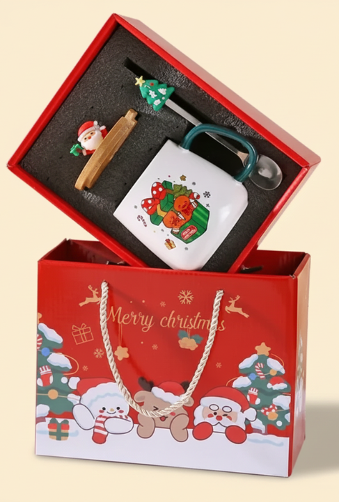 Christmas Ceramic Mug Set 2025 gift