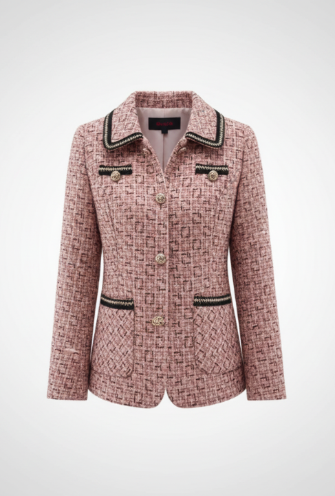 Autumn Small Fragrance Loose Coat Women New  Foreign Style Age Reducing Belly Covering Coat Mother's Coat Female Woolen Jacket