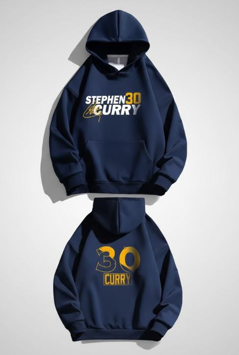 Men's Spring and Autumn New Style Curry Basketball Hat Golden State Stadium Warriors Stephen Hoodie