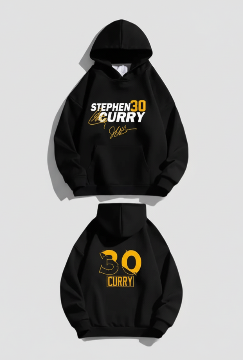 Men's Spring and Autumn New Style Curry Basketball Hat Golden State Stadium Warriors Stephen Hoodie