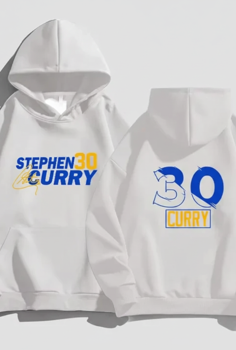 Men's Spring and Autumn New Style Curry Basketball Hat Golden State Stadium Warriors Stephen Hoodie