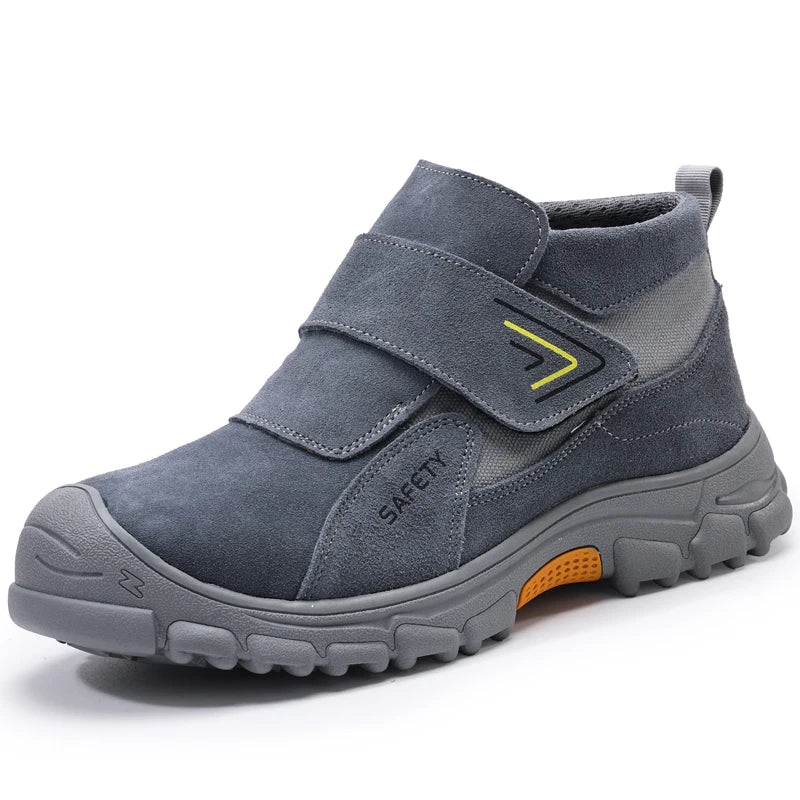 Anti Scald Welding Work Shoes Anti-smash Anti-puncture Safety Shoes Men Protective Boots Wear Resistant Male Industrial Shoes