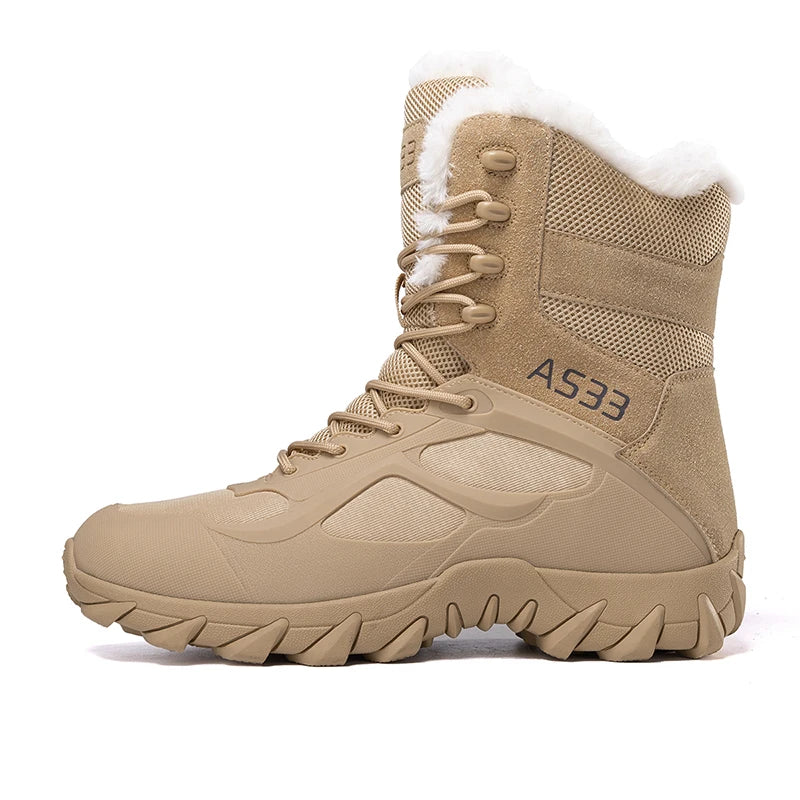 men boots 2025 New Winter Slippers Warm Men Shoes Waterproof Non-Slip Plush Sneakers Male tenis shoes Boots Men Sneakers Winter