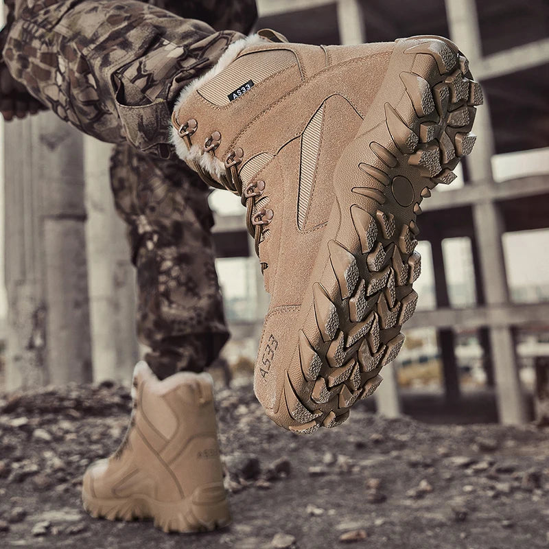 men boots 2025 New Winter Slippers Warm Men Shoes Waterproof Non-Slip Plush Sneakers Male tenis shoes Boots Men Sneakers Winter