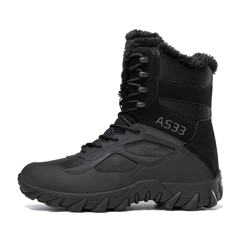 men boots 2025 New Winter Slippers Warm Men Shoes Waterproof Non-Slip Plush Sneakers Male tenis shoes Boots Men Sneakers Winter