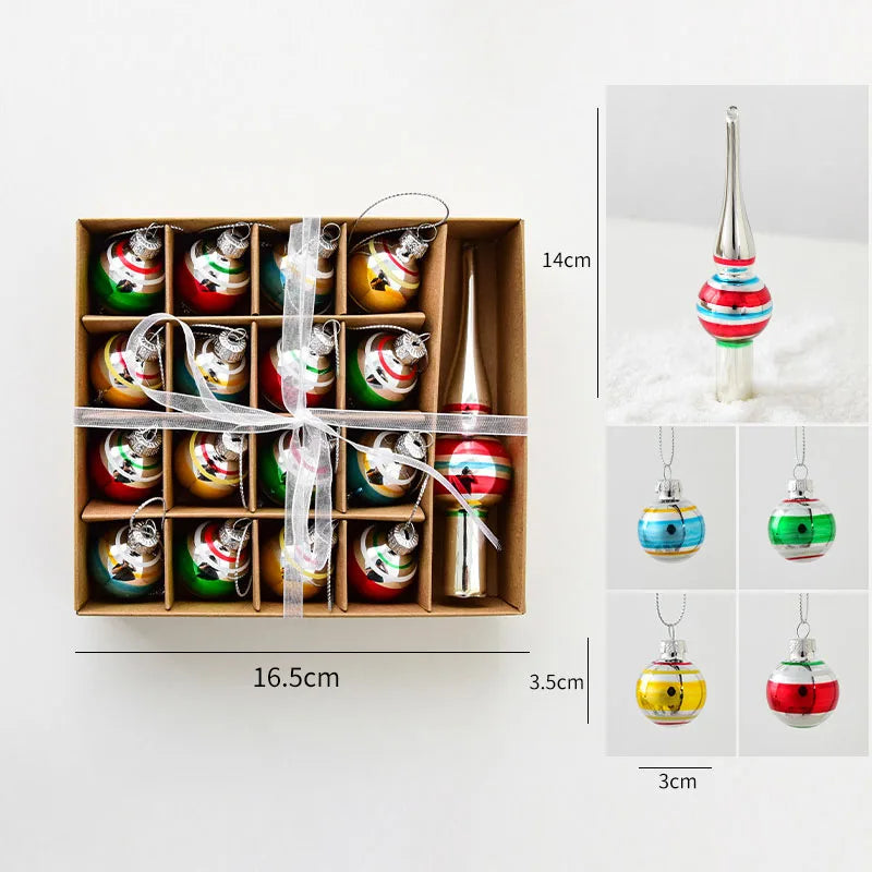 Christmas Set Santa Claus Snowman Elk Christmas Tree Decor Christmas Tree Pendant Window Living Room Backpack Car Interior Decor
