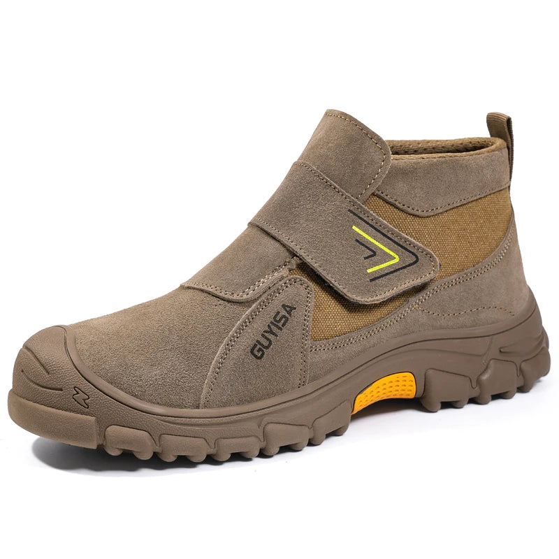 Anti Scald Welding Work Shoes Anti-smash Anti-puncture Safety Shoes Men Protective Boots Wear Resistant Male Industrial Shoes