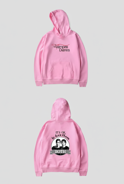 The Vampire Diaries Hoodies Men Clothes Long Sleeve Women Loose Streetwear Autumn Funny Sweatshirt Fashion Casual Hoodies